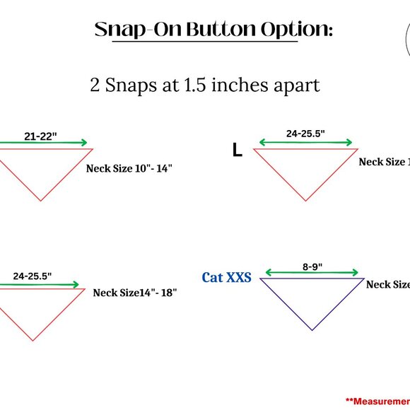 Handmade Double Sided Dog Bandana (Small) - Picture 6 of 7